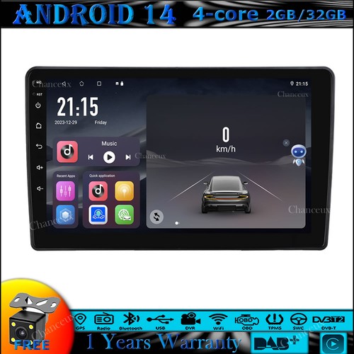 Autoradio android 14 gps - 9",